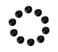ifundom Boutons à Coudre Ronds Nacrés 10 MM Noirs 10 Pièces Boutons à Trous Obliques pour Chemises Fournitures Couture DIY Accessoires pour Vêtements et Créations Textiles