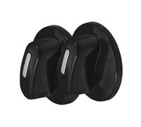 ifundom Boutons de Commande 6 Mm pour Four et Cuisinière Lot de 2 en Plastique Abs Noir Minuterie Précise Installation Simple pour Accessoires Cuisine