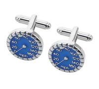 ifundom Boutons de Manchette pour Homme en Alliage, Accessoires pour Chemise Design Tachymètre, Résistants la Décoloration, Confortables, pour Mariages et Événements Décontractés