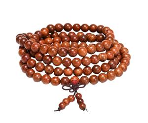 ifundom Bracelet Bois Perles Bois Naturel Tradition Bouddhiste Unisexe Cadeau Fête des Pères Chic Bijou Homme Femme