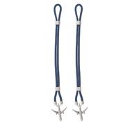 ifundom Bracelet en paracorde tressée avec fermoir inspiré d'une ancre (lot de 2) pour hommes et femmes - Corde tressée avec fermoir ajustable et double épaisseur - Bracelet de pilote pour