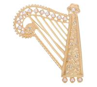 ifundom Broche Instrument de Musique Alliage pour Femme Épingle Boutonnière Décorative pour Vêtements Chapeaux Écharpes Accessoire Élégant