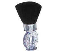 ifundom Brosse de Barbier en Fibre et Plastique pour Nettoyage de Poussière, Brosse à Raser Manuelle pour Salon et Barber Shop, Couleur Rose