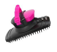 ifundom Brosse de Toilettage Pratique pour Chevaux en Plastique, Outil de Nettoyage pour Crins, Brosse de Massage Solide Adaptée au Bain et Soin des Chevaux, pour Enlever Boue et Poils