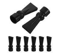 ifundom Buse à Bec de Canard Rotative pour Aquarium 20 Mm en Plastique Noir - Lot de 8 Raccords de Sortie d'eau pour Pompe, Embout Multidirectionnel Silencieux, Compatible Eau