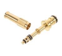 ifundom Buse de Tuyau en Laiton Haute Pression Jet Réglable pour Arrosage de Jardin et Usage Domestique, Embout Robuste pour Tuyau D'arrosage en Métal