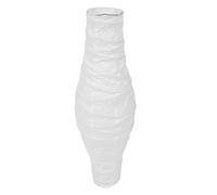 ifundom Cache-Lampe Vertical en Papier pour Lampadaire Nordique, Abat-Jour Simple en Métal et Papier, Diffuseur de Lumière Tamisée pour Salon et Chambre, Housse de Lampe sur Pied