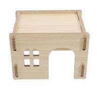 ifundom Cachette Nid De Gerbille Petite Maison De Lapin Maison D'hébergement pour Hamsters Maison De Cobaye Accessoires De Cage De Cochon d'Inde Maison De Hamsters Cage à Cobaye en Bois