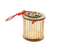 ifundom Cage à Grillons en Bambou Portable, Cage Suspendue Compacte, Support Naturel en Bambou, Usage Intérieur Et Extérieur, pour Observation D'insectes, Adaptée Aux Garçon Et Filles Curieux