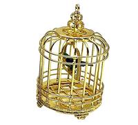 ifundom Cage à Oiseaux Miniature Décorative Modèle De Mini Cage à Oiseaux Accessoire De Décoration pour Maison De Poupée