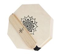 ifundom Cajon de Voyage Octogonal Acoustique Portable Bois pour Débutants et Musiciens Percussion Polyvalente Au Riche et Design Artistique