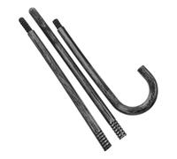 ifundom Canne de Fête Cosplay Polyvalente en Plastique Argenté, Accessoire de Costume Magicien pour Garçon et Filles et Adultes, Bâton de Théâtre pour Soirées à Thème