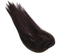 ifundom Capillaire pour Femmes, Postiche Invisible Tête 35 Cm, Couleur Châtain Foncé, Léger et Confortable, Extension Cheveux Clairsemés, Accessoire Coiffure Mariage