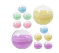 ifundom Capsules Rondes Vides Translucides Couleur Macaron 32 MM en Plastique PP Résistant Lot de 120 Pièces pour Distributeurs Automatiques Capsules Colorées pour Jouets Présents et