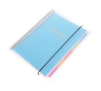 ifundom Carnet de Recettes Soi-Même à Feuilles Détachables Classeur de Planification de Recettes en Papier Ligné Format A5 Couleur Bleu Clair Organiseur de Menus et Notes Cuisine pour