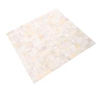 ifundom Carrelage sans Joint Blanc Non Émaillé pour Décoration Murale Unique, Adhésif et Sûr, pour Chambre et Salle de Bain, Protège les Surfaces de L'érosion