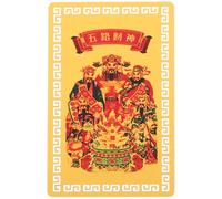 ifundom Carte Amulette de Style Chinois Carte de Chance de Succès et Protection Taisui
