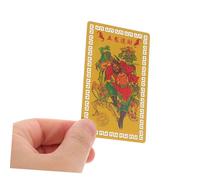 ifundom Carte Feng Shui Taisui Alliage Aluminium Magnésium Année Serpent Amulette de Protection et Fortune Compacte et