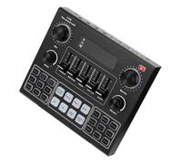 ifundom Carte Sonore Portable Changeur de Voix USB avec Effets Personnalisés pour Téléphone et Ordinateur Connexion sans Fil Stable Mixeur Audio Stéréo Multifuntion Couleur Aléatoire