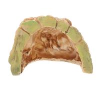 ifundom Caverne Résine pour Tortue Décoration Terrarium Vivante Accessoire Habitat Reptile pour Tortues Lézards Amphibiens