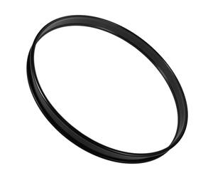 ifundom Cerclage de Tambour en Fer Noir 16 Pouces pour Grosse Caisse et Percussion, Améliore la Qualité Sonore, Installation Facile, pour Studio D'enregistrement