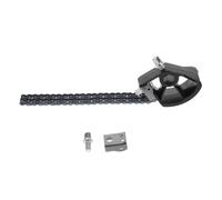 ifundom Chaîne Double Maillon Facile à Installer en Acier Noir Accessoire Batterie Performance Optimale pour Pédale de Grosse Caisse pour Percussion