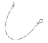 ifundom Chaîne pour Montre de Poche Métal Plaqué avec Mousqueton Chaîne Robuste pour Vêtements Décoration Mode Unisexe pour Jean Sac et Manteau