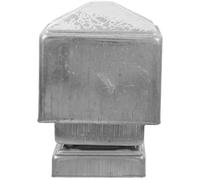 ifundom Chapeau de Poteau Carré 60X60 MM en Acier Inoxydable Embout de Clôture Métallique Résistant aux Rayures Protection de Balustrade pour Jardin et Portail Embout de Remplacement