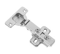 ifundom Charnières de Meuble Dissimulées en Acier Inoxydable, | Charnière Invisible pour Portes de Placard, Fonction Amortie, Quincaillerie Robuste, Argenté, Lot de Deux Pièces