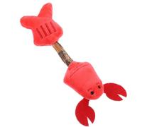 ifundom Chat en Peluche Forme Figurine Bâton en Actinidia Polygama pour Exercice et Soulagement de L'humeur, pour Jeux D'intérieur et Cadeau Pratique