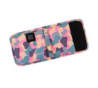 ifundom Chauffe-biberon Portable USB pour Bébé, Housse Isotherme Camouflage Rose, Compatible Plastique et Verre, Maintien Chaud Lait, Chauffe-biberon de Voyage Dragonne Résistante,