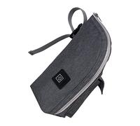 ifundom Chauffe-biberon Voiture Portable Pour Lait Infantile Paquet Isotherme Gris Compatible Voyage Paquet à Bouteilles Isolant Doux Réutilisable Pour Nourrisson