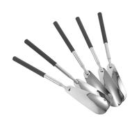 ifundom Chausse-pied Télescopique Réglable en Acier Inoxydable, Lot de 5 Pièces, Manche Long, Design Ergonomique pour Seniors, Hommes et Femmes Mobilité Réduite, Accessoire