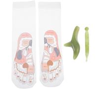 ifundom Chaussettes de Réflexologie Résistantes avec Outils pour Massage par Acupression, en Résine et Tissu Confortable pour Relaxation et Bien-pieds
