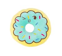 ifundom Chien Forme de Donut Interactif à Mâcher pour Chiens Améliore la Relation Entre et Animal pour Divertissement du Stress Couleur Jaune