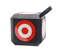 ifundom Cible de Tir à L’Arc Suspendue Portable en EVA Solide 6 Faces Colorées pour Flèches Professionnelles Résistante à L’Usure Accessoire Multifonction pour Arc D’Extérieur et