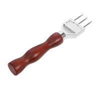 ifundom Ciseau à Glace avec Poignée Bois en Acier Inoxydable Outil Pratique et Ergonomique pour Briser Glaçons pour Bar et Pique-