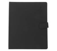 ifundom Classeur à Partitions de Musique en Cuir Pu Noir avec Fermeture Magnétique, Classeur à Feuilles Mobiles 9 Trous pour Répétitions et Performances