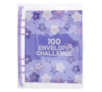 ifundom Classeur de Enveloppes Transparentes pour Gestion Budgétaire, Format A5, Pochettes Résistantes à L'Eau, Grand Espace de Notes, pour Organiser Son Budget Quotidien