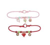 ifundom Collier de Perles Décoratif pour Petit Chien et Chat 2 Pcs Réglable et Artisanal pour Accessoire Mignon de Compagnie