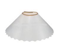 ifundom Collier Élisabéthain Ajustable pour Animaux L Collerette Post-Opératoire Transparente Légère en Plastique Souple Protection Anti-Léchage pour Chats et Chiens en Convalescence