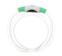 ifundom Collier Lumineux LED pour Chien Réglable et Découpable Couleur Verte Longueur 35-40 CM Collier de Sécurité Fluorescent pour Promenades Nocturnes et Protection Anti-Collision