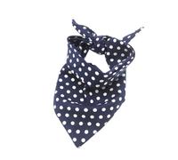 ifundom Collier pour Chien Bavoir Triangulaire Réversible à Pois, Accessoire Anti-salive Doux et Respirant, pour Animaux de Compagnie