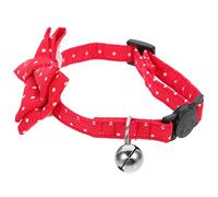 ifundom Collier pour Chien et Chat avec Nœud Ajustable Accessoire pour Animaux avec Clochette pour et Usage