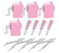 ifundom Compas Miniature Rétro et Cutter Artistique Alliage Fournitures Scolaires Miniatures pour Décoration et Mise Scène Réaliste