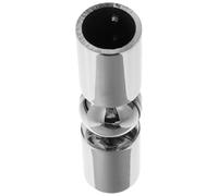 ifundom Connecteur Tringle à Rideaux d'angle en Alliage de Zinc, Système Articulé 90-180°, pour Jonction de Portes en Verre et Fenêtres, Kit Fixation Facile