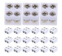 ifundom Connecteurs LED à 2 Contacts pour Bande Lumineuse 8mm Fixation à Vis, Plastique Solide, Compatible Fils 16-22awg, Pack de 50 Pièces pour Installation Facile