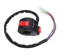 ifundom Contacteur D’Allumage Multifonction pour Moto Hors-Piste 50Cc-250Cc Interrupteur Électrique Étanche avec Contrôle Phares et Klaxon Compatible Quad Atv Bouton Coupe-Circuit