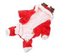 ifundom Costume de Wapiti Chien de noël Tenue d'élan pour Chien Mignon crinière Petit vêtements de Chiot Coupe-Vent vêtements pour Chiots wapitis Molleton