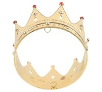 ifundom Couronne de Cosplay Dorée pour Fille Petite Coiffe de Tête Ronde en Matériaux Sûrs Légère et Solide Accessoire Fête Anniversaire et Jeu de Rôle Décoration Élégante pour Garçon